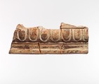 Fragment of a terracotta architectural tile, Terracotta, Lydian