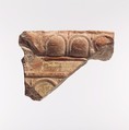 Fragment of a terracotta architectural tile, Terracotta, Lydian
