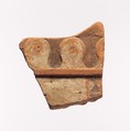 Fragment of a terracotta architectural tile, Terracotta, Lydian