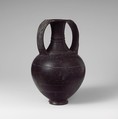 Terracotta Nicosthenic neck-amphora, Terracotta, Etruscan