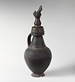 Terracotta jug with lid, Terracotta, Etruscan