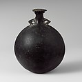 Terracotta flask, Terracotta, Etruscan