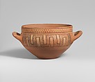 Terracotta skyphos (deep drinking cup), Terracotta, Cypriot