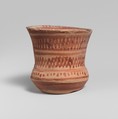 Terracotta tankard, Terracotta, Greek, Attic