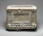 Marble cinerary chest, Marble, Roman