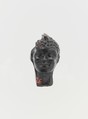 Glass pendant in the shape of a Black African’s head, Glass, Greek, Eastern Mediterranean