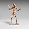 Terracotta statuette of a man, Terracotta, Greek, probably Asia Minor
