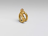 Gilt bronze spiral with griffin terminal, Gold, bronze, Cypriot