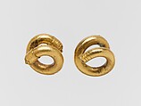 Gold and copper alloy spiral, Gold, Cypriot