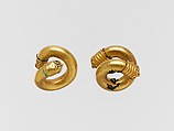 Gold and copper alloy spiral, Gold, bronze, Cypriot