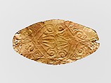Gold leaf frontlet (band for forehead), Gold, Cypriot