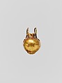 Gold pendant in the form of a vase, Gold, Greek or Cypriot