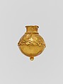 Pendant in the form of a vase, Gold, Greek