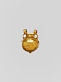Gold pendant in the shape of a vase, Gold, Greek or Cypriot