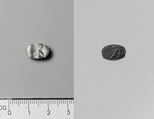 Agate scarab, Agate, banded, Etruscan