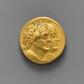 Gold oktadrachm of Ptolemy III Euergetes, Gold, Greek, Ptolemaic