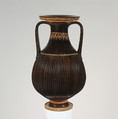 Terracotta pelike (jar), Terracotta, Greek, South Italian, Apulian