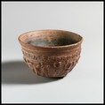 Terracotta Megarian bowl, Terracotta, Greek