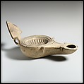 Terracotta lamp, Terracotta, Roman