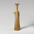 Tall alabaster flask, Gypsum (alabaster), Cypriot