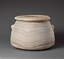 Alabaster pyxis (lidded jar), Calcite (alabaster), Cypriot