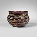 Glass ribbed bowl, Glass, Roman
