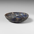 Glass mosaic bowl, Glass, Roman, probably Italian