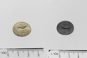 Ivory elliptical-shaped seal, Bone, Minoan