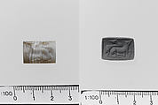 Banded agate cushion-shaped seal, Agate, Minoan