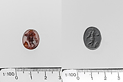Carnelian ring stone, Sard, Italic