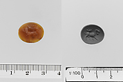 Carnelian ring stone, Sard, Italic