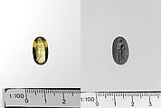 Topaz ring stone, Beryl, yellow, or Topaz, Roman