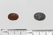 Red jasper ring stone, Jasper, red, Roman