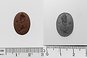 Jasper ring stone, Jasper, red, Roman