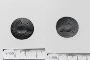 Haematite lentoid seal, Haematite, Minoan