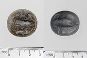 Agate lentoid seal, Agate, Minoan