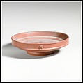 Terracotta plate, Terracotta, Roman