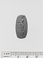 Banded agate oval gem, Agate, banded, Greek