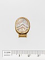 Agate oval seal, Agate, banded, Greek