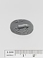 Chalcedony scaraboid seal, Chalcedony, Greek