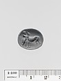 Carnelian scaraboid seal, Carnelian, Greek