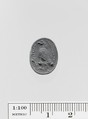 Black jasper scaraboid seal, Jasper, black, Greek