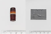 Banded agate cylinder seal, Agate, banded, Greek, Ionian
