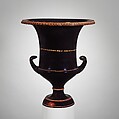 Terracotta calyx-krater (bowl for mixing wine and water), Terracotta, Greek, Attic
