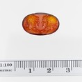 Carnelian ring stone, Sard, Roman