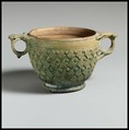 Terracotta scyphus (drinking cup), Terracotta, Roman