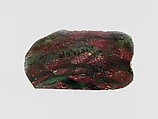 Glass mosaic inlay fragment, Glass, Roman