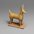Terracotta statuette of a deer, Terracotta, Greek