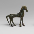 Bronze statuette of a horse, Bronze, Greek