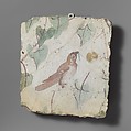 Wall painting fragment, Fresco, Roman